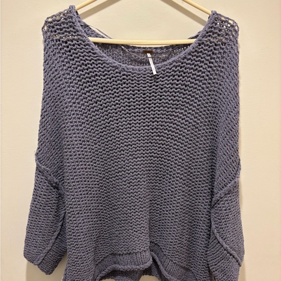 Free People Gray Knit Sweater - Picture 3 of 7